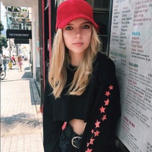 Long sleeve crop top